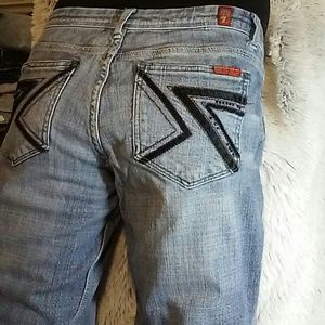 Sale! 7 for all mankind denim sz 28 bootcut.