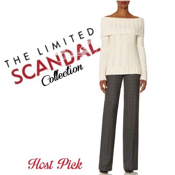 The Limited Sweaters - Limited Scandal Collection Cuff Shoulder Sweater.