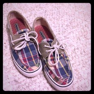 Madras Sperry Top-siders