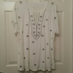 Short sleeve INC top