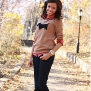 J. Crew Factory Scottie Intarsia Charley Sweater