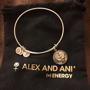 Alex and Ani lovebird bangle
