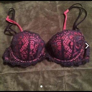 Lace push up bra