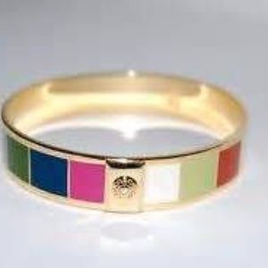 Coach colored legacy bangle bracelet, authentic!