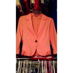 Peach blazer