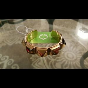 Studded Gold Tone Bracelet