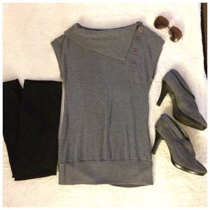 Grey Tunic w/ Buttons
