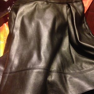 Leather skirt