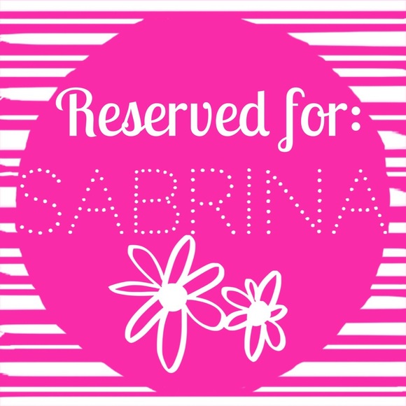 Reserved for you!