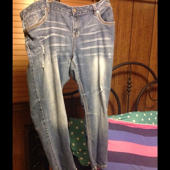 Amethyst plus size skinny jeans