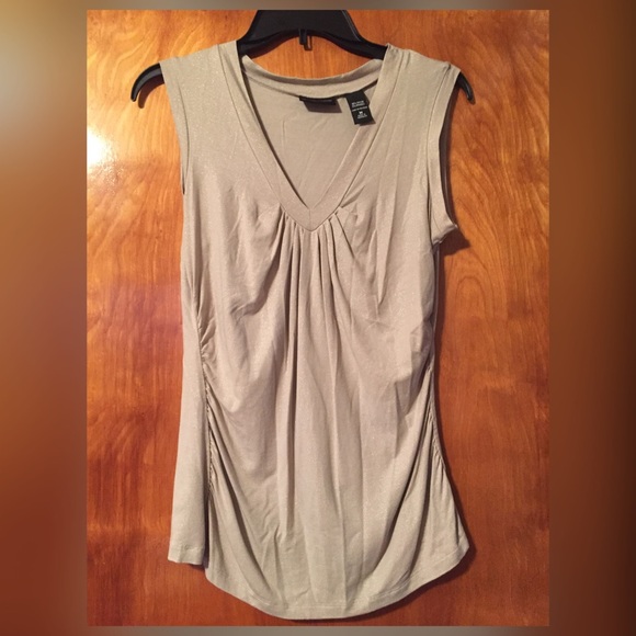 New York & Co Gold Shimmer top