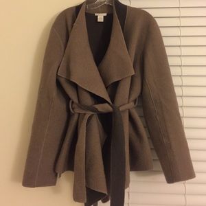 wrap-around coat