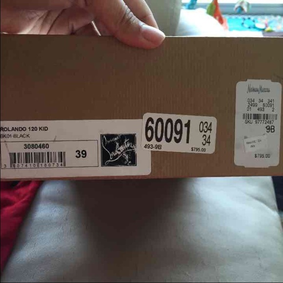 Black Christian Louboutin Heels - Picture 4 of 4