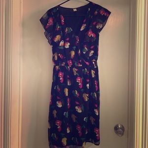 Mini dress wrap top
