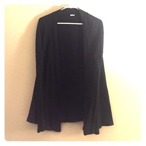 Black casual cover up.