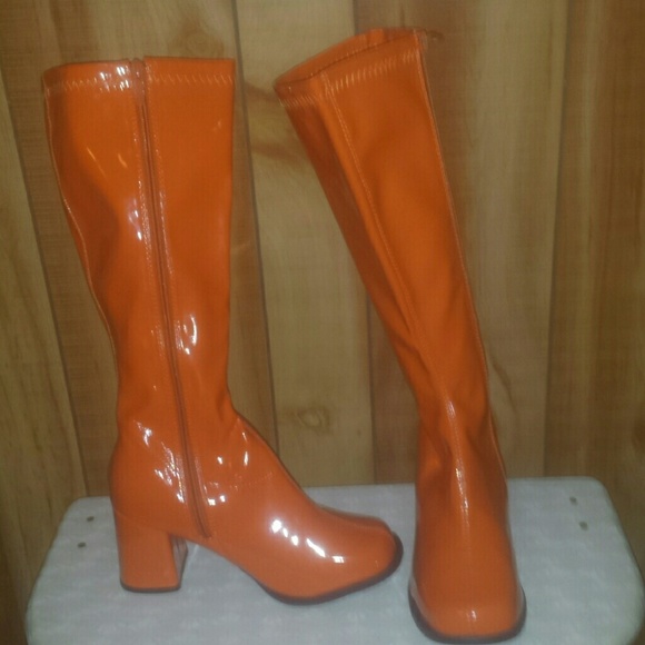 Orange Go-Go Boots!