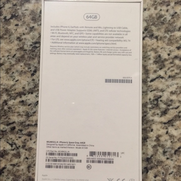 ❌❌SOLD❌❌IPHONE 6- 64GB NIB - Picture 3 of 4