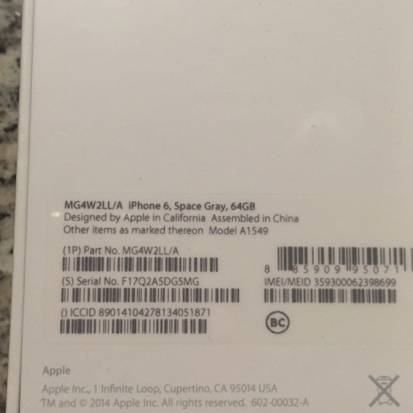 ❌❌SOLD❌❌IPHONE 6- 64GB NIB - Picture 4 of 4