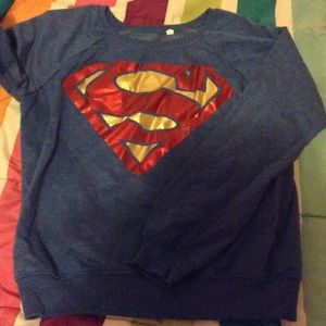 Super Man crew neck