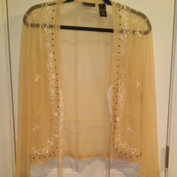 Sheer Ivory Top