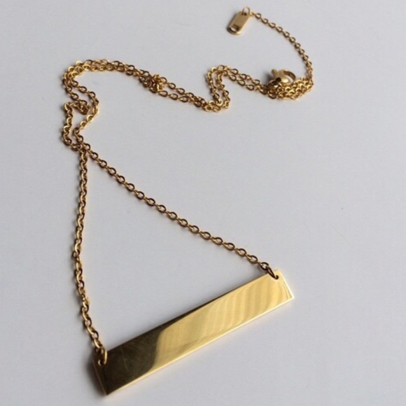 Gold Bar Necklace