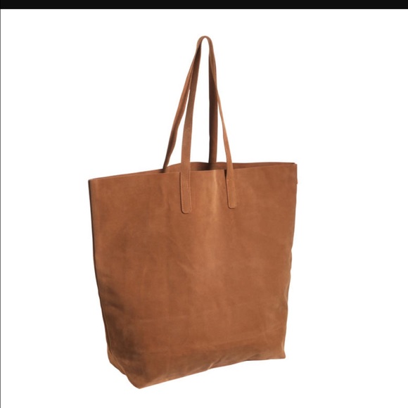joe fresh brown camel tote bag