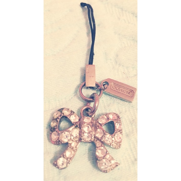 Coach Bow Phone Charm