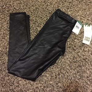Pleather leggings