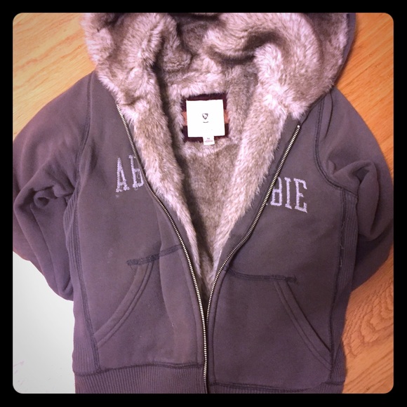 Abercrombie & Fitch fur hoodie