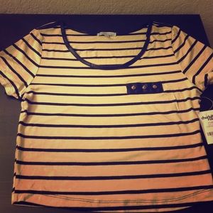 Striped Crop Top