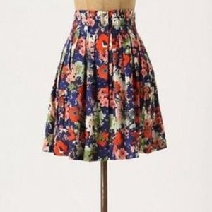Anthropologie Apothecary Skirt floral 6 8