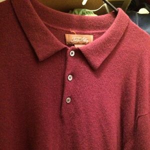 Tasso Elba Men's Burgundy Sweater