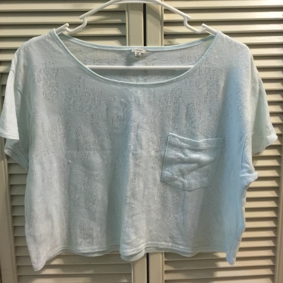 Forever21 floral crop top