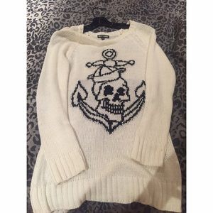 Skull Anchor Sweater