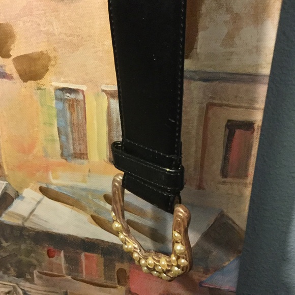 Ann Klein Sml belt Black - Picture 1 of 4