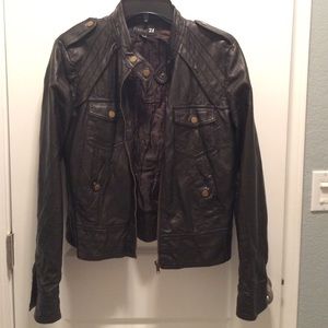 Dark Brown leather jacket