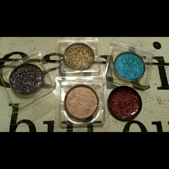 Authentic MAC Glitters & Pigment Hand Pressed Pans