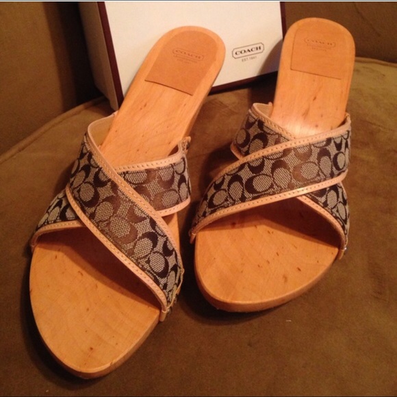 Super Cute Coach Mules