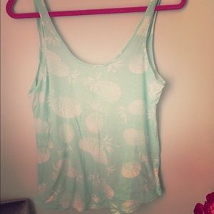 Victoria's Secret fun pineapple tank top. 🍍🍍🍍