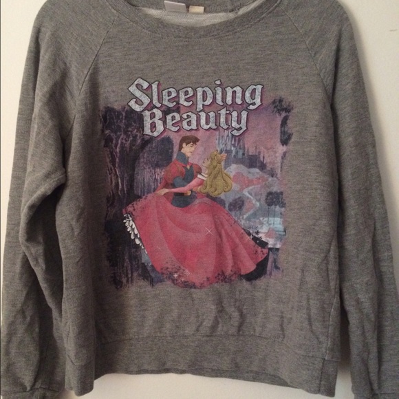 Sleeping Beauty Grey Adult Disney Sweatshirt