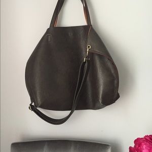 Free People reversible Vegan tote bag ✌🏻️💛