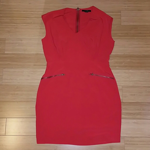 Coral H&M dress