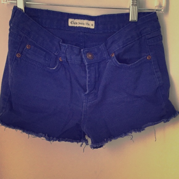 Cielo Dark Blue Jean Shorts