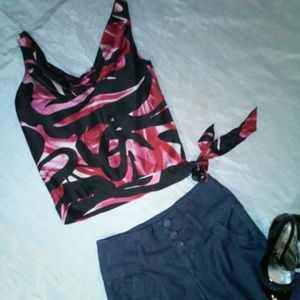 Kenneth Cole New York Sleeveless Silk Top