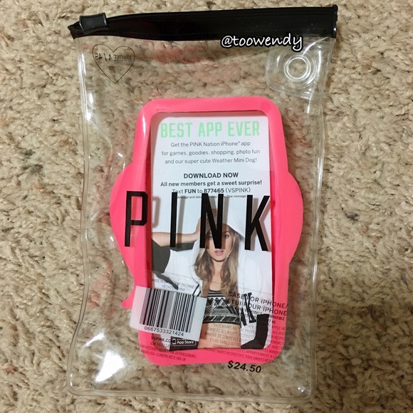 3 + Pink Victoria's Secret iPhone 4/4s Cases - Picture 2 of 3