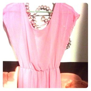 Pink Chiffon dress