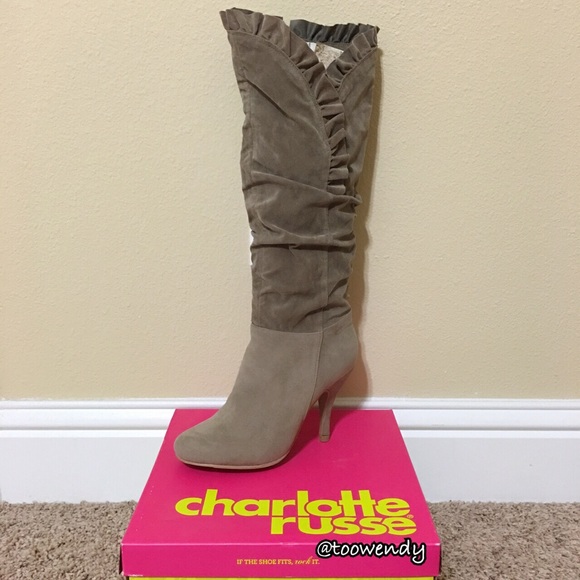 Charlotte Russe Ruffles Boots - Picture 2 of 4