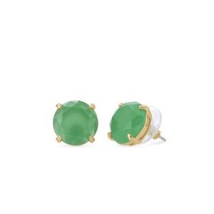 Green Janice Studs