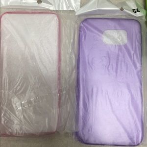 Galaxy s6 pink and purple cases