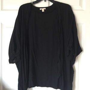 Francesca's Basic Black Kimono